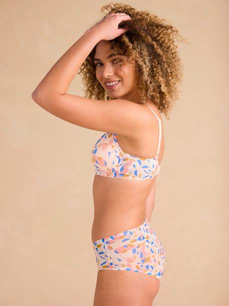 One-Size Printed Nursing Bra & Briefs Set, ENVIE DE FRAISE pale pink 