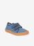 BAREFOOT CANVAS Trainers for Boys, FRODDO anthracite+blue+rose 