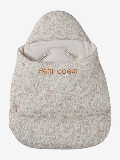 Transformable Baby Nest in Cotton Gauze cappuccino+ecru+printed beige+Sage+terracotta 