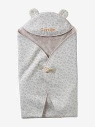 Nursery-Throw with Hood in Fleece, Plush Lining for Baby 