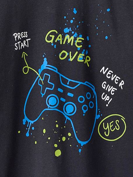 Pack of 2 Short Pyjamas, Gamer JONEN anthracite 