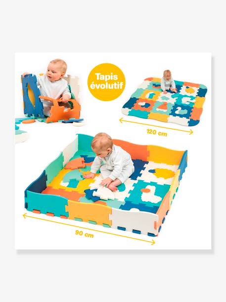 LUDI floor mattress tiles with edges and corners multicoloured 