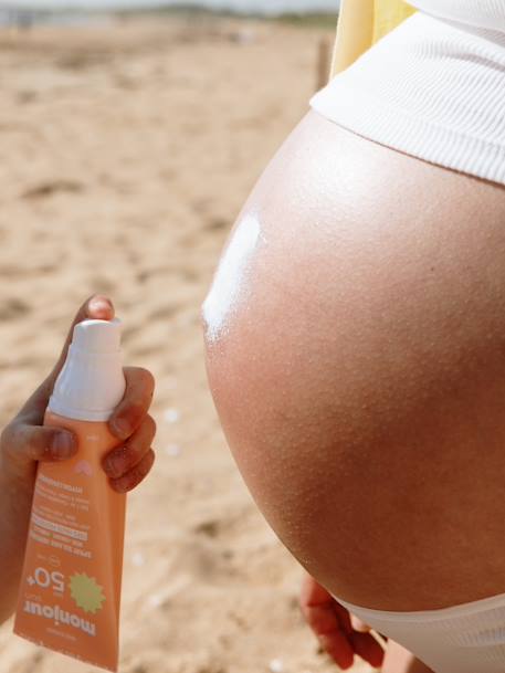 Clear SPF50+ Sun Spray, MONJOUR white 