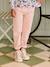 Paperbag trousers for girls with heart pockets rosy 