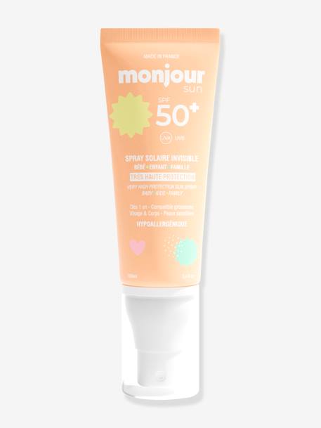 Clear SPF50+ Sun Spray, MONJOUR white 