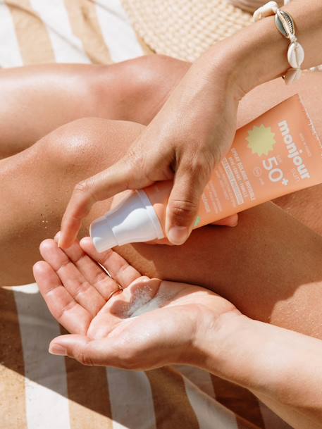 Clear SPF50+ Sun Spray, MONJOUR white 