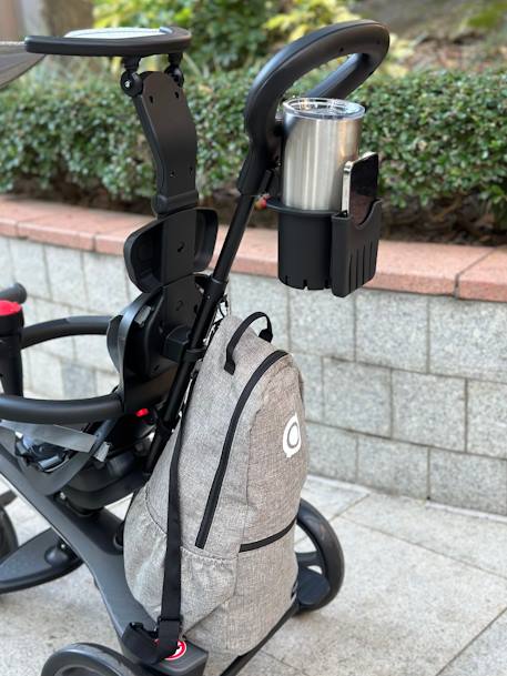 Bag + support for GLOBBER tricycle grey 