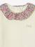 Velour & Liberty Fabric Pyjamas, ENVIE DE FRAISE ecru 