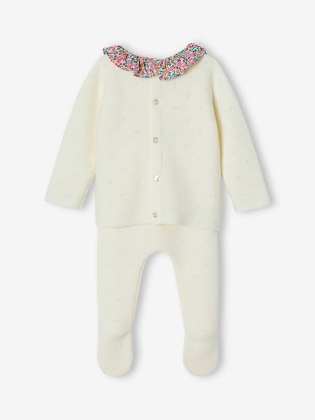 2-Piece Knitted Outfit for Babies by ENVIE DE FRAISE ecru 