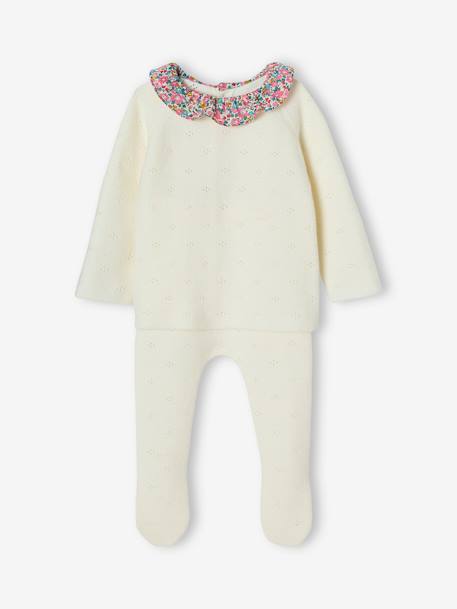 2-Piece Knitted Outfit for Babies by ENVIE DE FRAISE ecru 