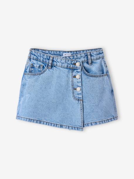 Asymmetrical Denim Skirt for Girls, JONEN light blue 