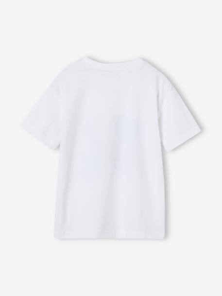 Photo print T-shirt for boys white 
