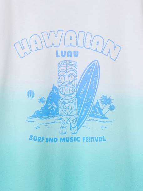 Dip & Dye boys' T-shirt aqua green 