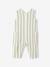 Striped Cotton Gauze Jumpsuit for Babies striped green 