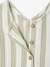 Striped Cotton Gauze Jumpsuit for Babies striped green 