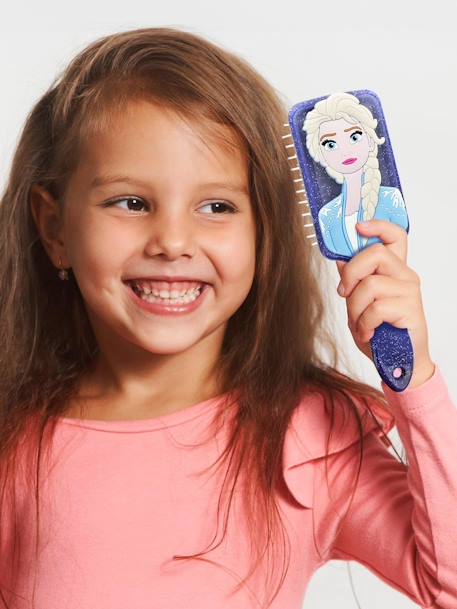 Frozen Hairbrush with Elsa 3D Appliqué, by Disney® navy blue 