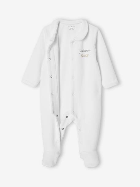 Newborn Gift Set: Top, Bodysuit, Sleepsuit, Welcome Card & ENVIE DE FRAISE Gift Bag white 