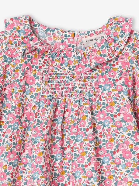 2-Piece Set for Newborns: Liberty Blouse & Bloomers, ENVIE DE FRAISE ecru 