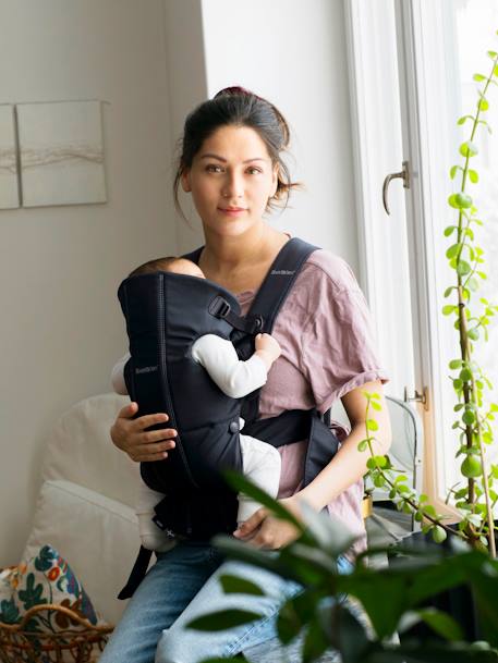 Mini Baby Carrier in Cotton, by BABYBJORN Black 