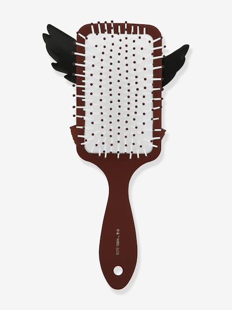 HARRY POTTER Hairbrush with Hedwig 3D Silicone Appliqué bordeaux red 