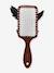 HARRY POTTER Hairbrush with Hedwig 3D Silicone Appliqué bordeaux red 
