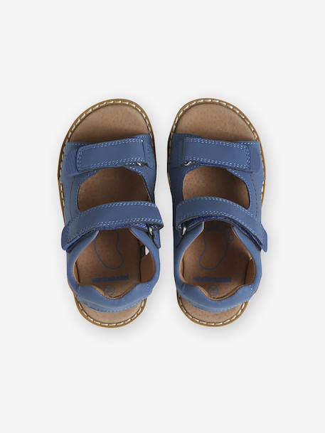 Hook-&-Loop Sandals for Children, Designed for Autonomy blue 