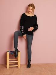Maternity-Maternity Slim Stretch Jeans - Inside Leg 30"