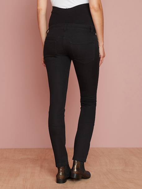 Maternity Slim Jeans in Stretch Fabric, Inside Leg 31' Black 