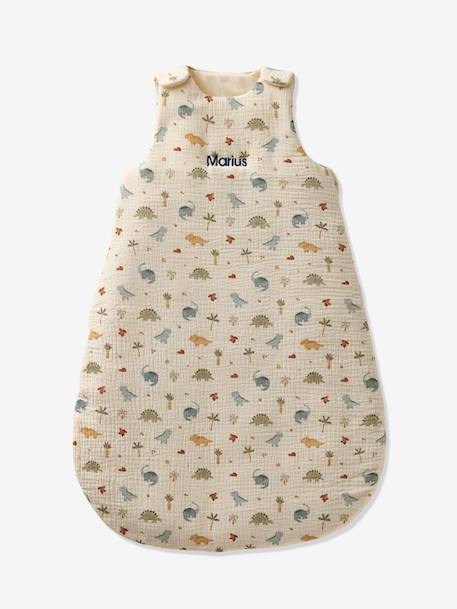 Cotton Muslin Sleeping Bag, MINISAURUS multicoloured 