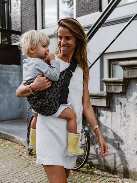 Baby & Child Carrier 9 Months - 4 Years WILDRIDE printed brown+printed grey 