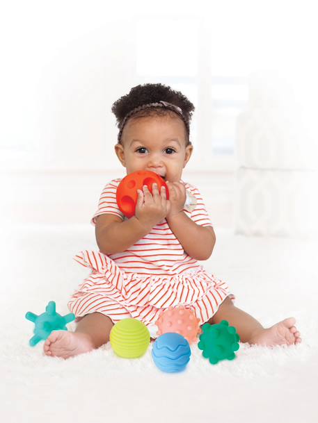 6 super soft INFANTINO sensory balls multicoloured 
