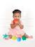 6 super soft INFANTINO sensory balls multicoloured 