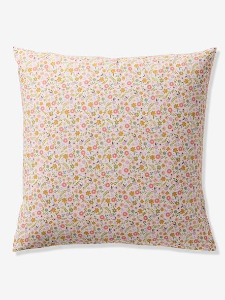 Duvet Cover + Pillowcase Set with Recycled Cotton for Children, Little Unicorn printed white 