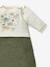 Dual-Fabric Sleeping Bag with Detachable Sleeves, MINISAURUS olive 