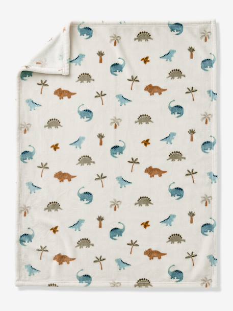 Printed Fleece Blanket multicoloured+printed brown+printed red+printed white 