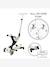 Progressive Scooter - Deluxe Lights Eco-Logic 360° - GLOBBER beige 