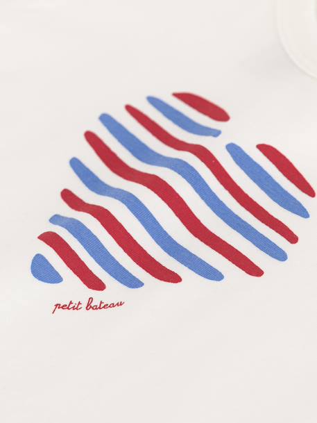 Short Sleeve T-Shirt for Babies, PETIT BATEAU white 