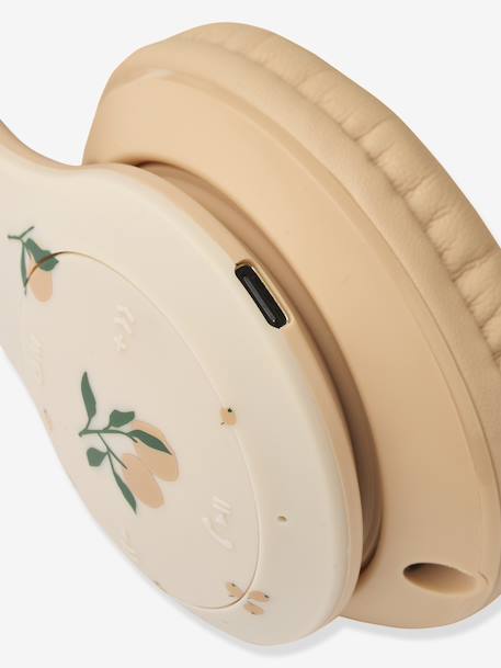 Quinn LIEWOOD printed wireless headphones blue+rose 