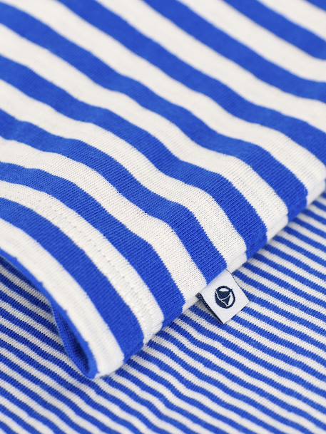 Pyjamas in Tube Knit Fabric, for Children, PETIT BATEAU blue 