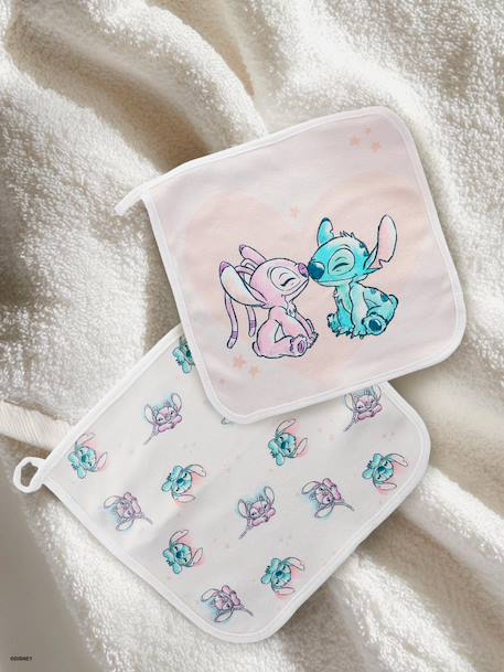 Set of 3 Wash Mitts, LILO & STITCH by Disney® white 