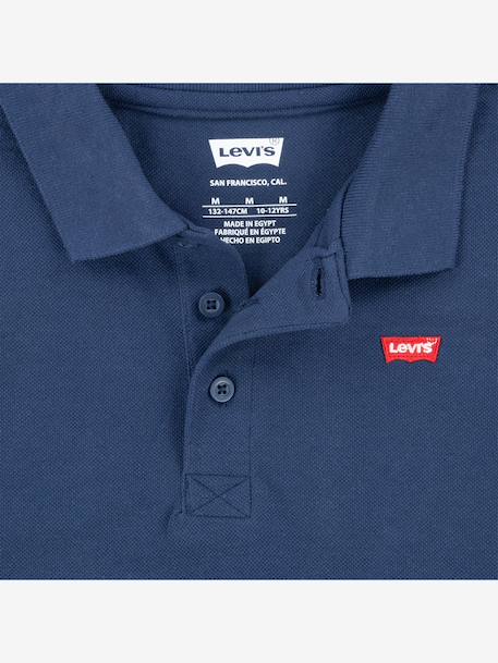 Polo shirt LEVI'S boy's short sleeves navy blue+white 
