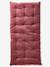 Bi-material floor mattress in floral/velvet Arizona rose 