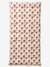Bi-material floor mattress in floral/velvet Arizona rose 