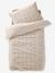 Duvet Cover & Pillowcase Set for Babies, MINISAURUS ecru 