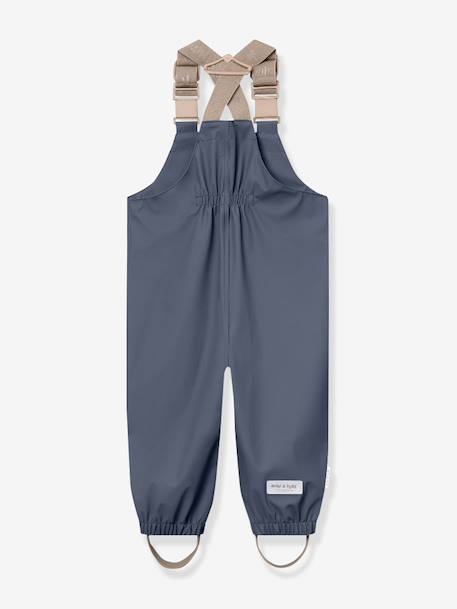 Children's set: MATWAINIS rain jacket & waterproof trousers deep blue+green 