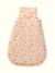 Sleeping Bag with Detachable Sleeves, Hedgehog printed beige 