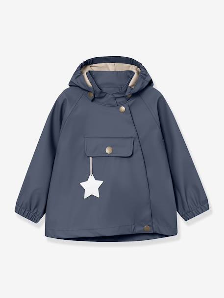 Children's set: MATWAINIS rain jacket & waterproof trousers deep blue+green 