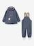 Children's set: MATWAINIS rain jacket & waterproof trousers deep blue+green 
