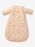 Sleeping Bag with Detachable Sleeves, Hedgehog printed beige 
