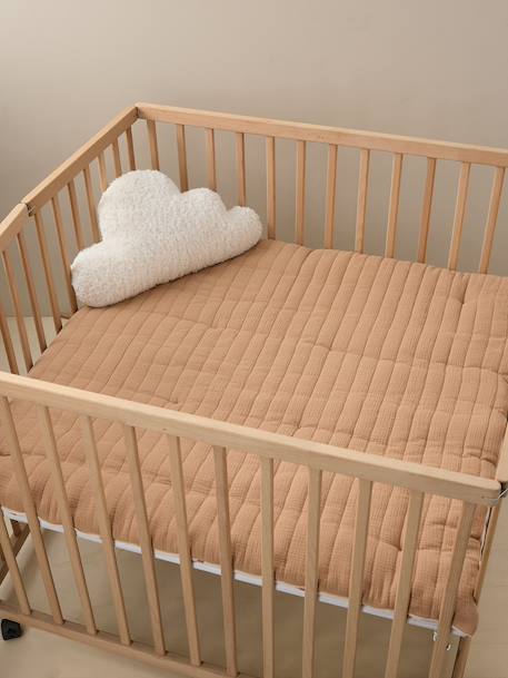 Hedgehog Blanket/Playpen Floor Mattress printed beige 